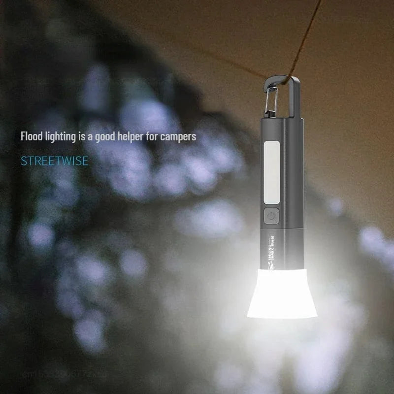 Xiaomi SMILING SHARK: Ultra-Bright Portable Flashlight with Zoom Focus – Your Ultimate Outdoor Adventure Light!