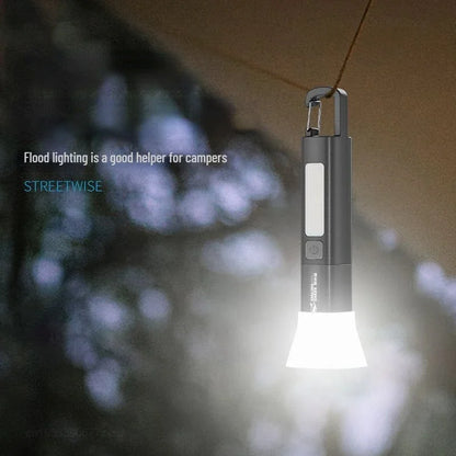 Xiaomi SMILING SHARK: Ultra-Bright Portable Flashlight with Zoom Focus – Your Ultimate Outdoor Adventure Light!